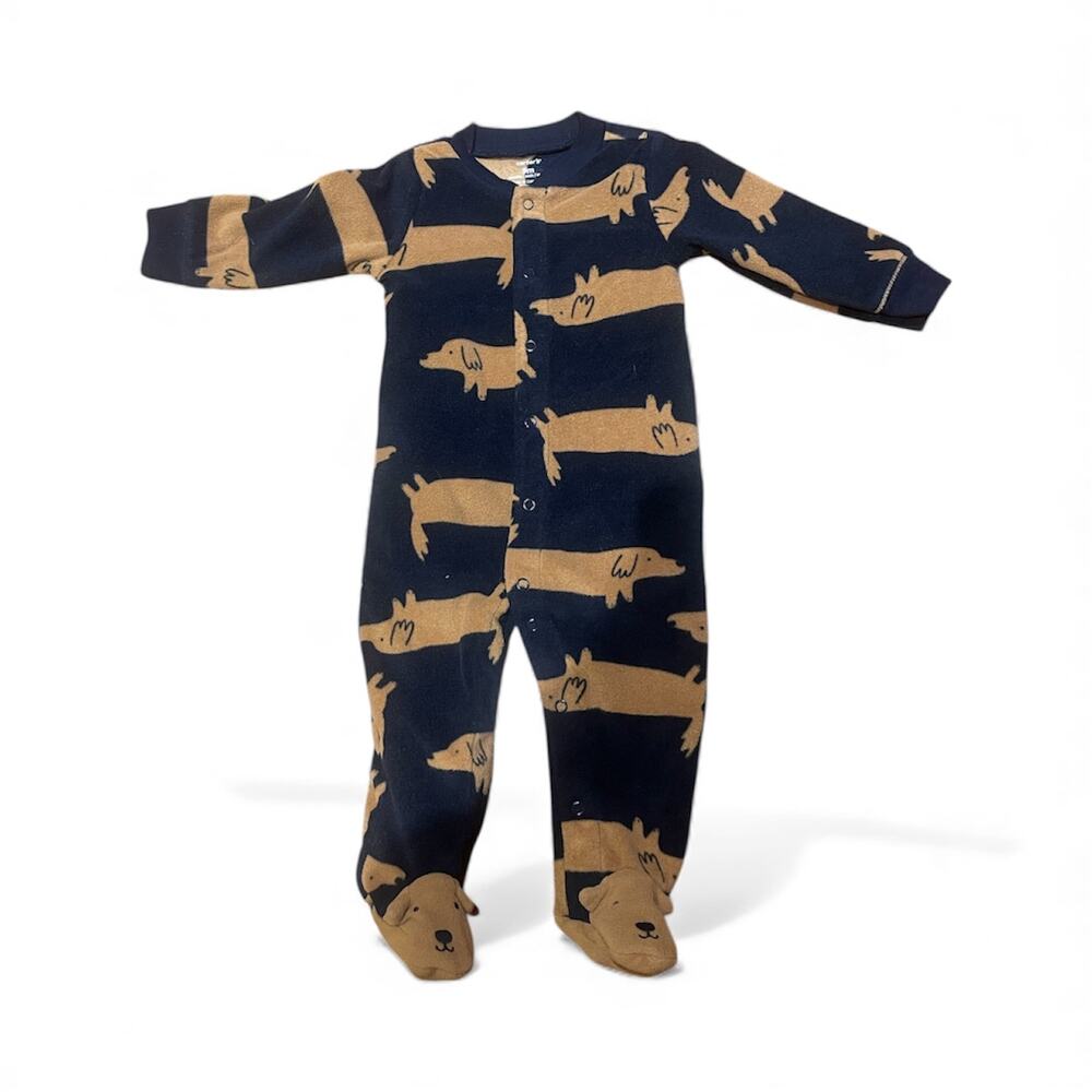 Carter's Puppy Print Sleeper Sz 9 months